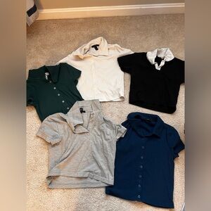 Forever 21 cropped polo tshirts